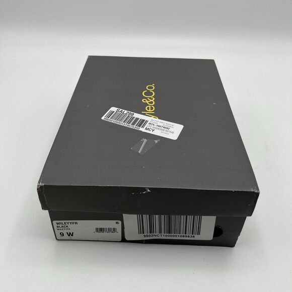 Mmg-Style & Co/Millennium Co Style Co Wileyy Ankle Booties Black 9W Black Size 9 - Picture 9 of 10